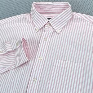 Vineyard Vines Murray Shirt Mens XL Pink Striped Long Sleeve Button Down